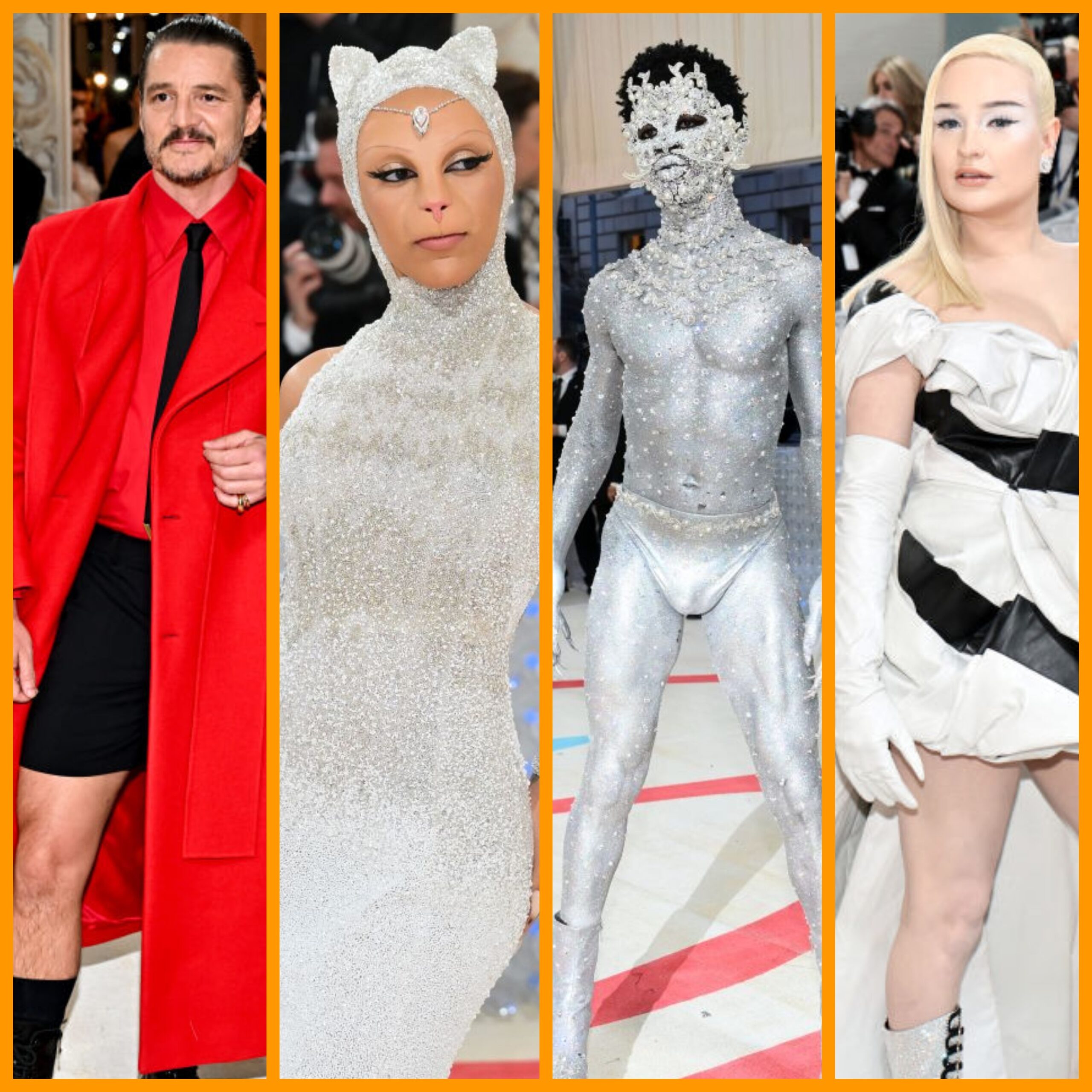 You are currently viewing Pedro Pascal’s legs, Lil Nas X’s silver speedo, & 21 other fearless fits from the 2023 Met Gala