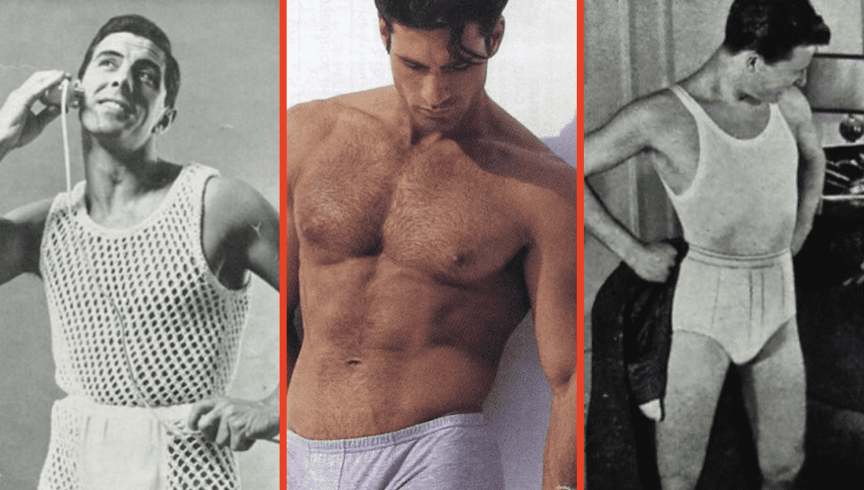 You are currently viewing PHOTOS: 25 vintage male underwear ads & a brief history on undies