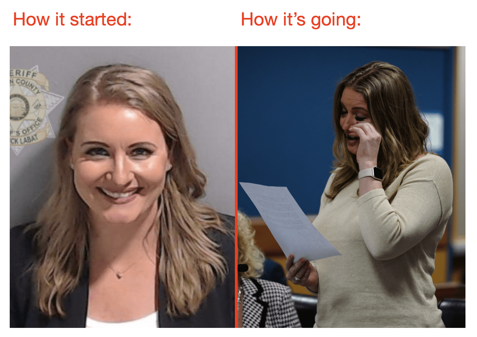 You are currently viewing Jenna Ellis becomes instant ‘how it started, how it’s going’ meme after flipping on Trump in Georgia