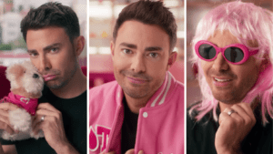 Read more about the article Jonathan Bennett & his hunky husband celebrate ‘Mean Girls’ Day by twinning in mile high fashion