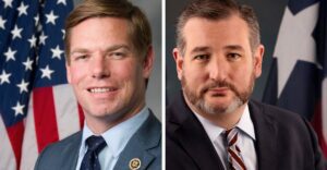 Read more about the article Ted Cruz can’t stop talking about the size of Rep. Eric Swalwell’s junk & now everyone has questions