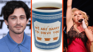 Read more about the article Logan Lerman rows his boat, Madonna flexes her exes & Diet Coke candles: 10 things we’re obsessed with this week