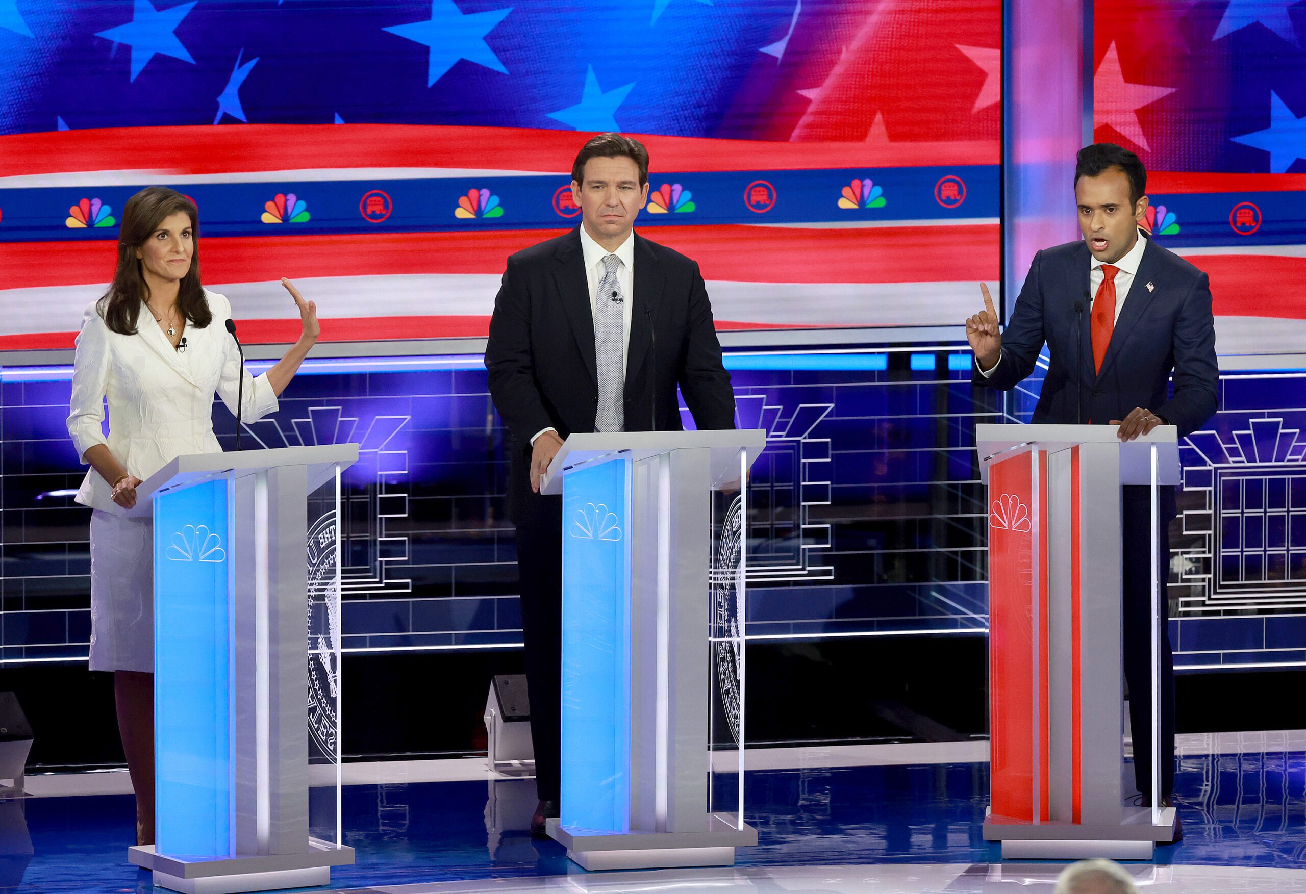 You are currently viewing Republican candidates bicker over heels in their latest debate dumpster fire