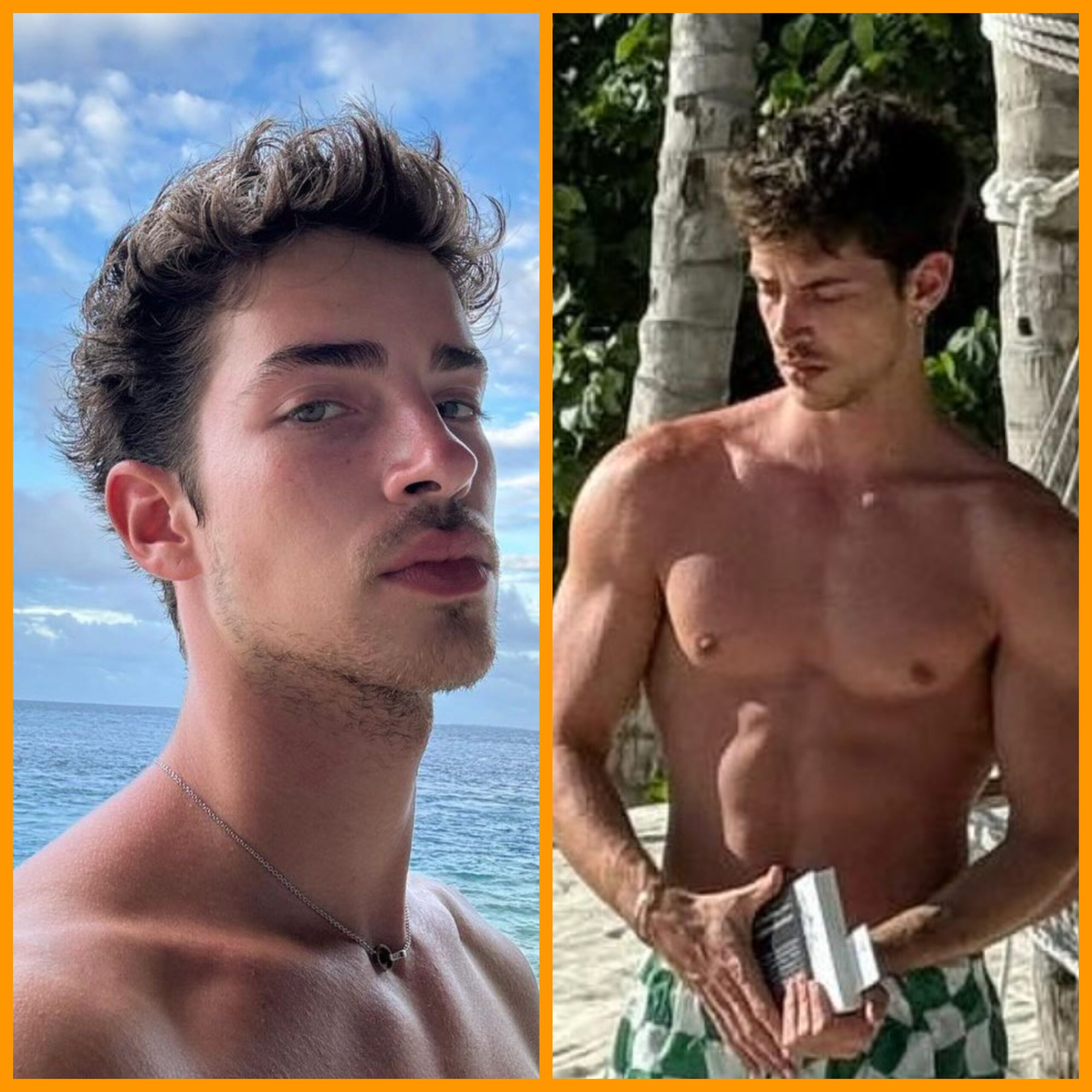 You are currently viewing PHOTOS: Manu Ríos sizzles on tropical vacation before jetting off to dinner with Troye Sivan in Italy