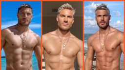 Read more about the article Jay Jurden models his colorful speedo collection on Fire Island & we’re looking respectfully