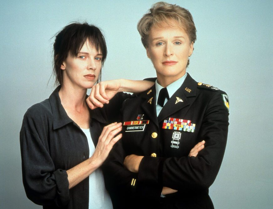 You are currently viewing What better way to celebrate the U.S. holiday weekend than with Glenn Close as a lesbian military officer?