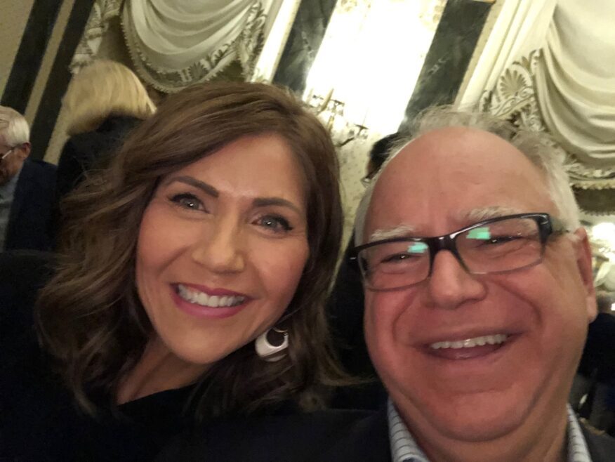 You are currently viewing Once upon a time, Tim Walz & Kristi Noem were friends… then she falsely accused him of “mutilating children”