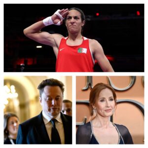 Read more about the article Gold medalist boxer Imane Khelif takes her next fight to transphobes JK Rowling & Elon Musk